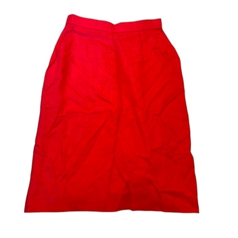 Vintage Evan Picone Women's Size 2 Petite Pencil Skirt Bright Pink Union Made